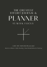 Greatest Effort Journal & Planner Cover - Hardback - 1st Edition-2